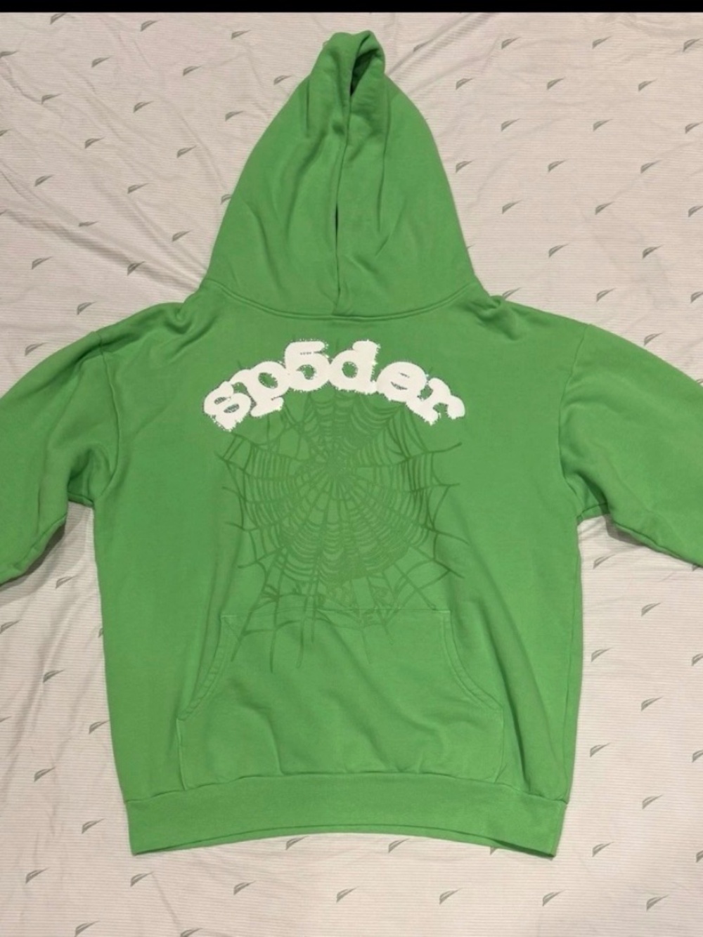 Men's OG Logo Sp5 ders Hoodie Slime Green XL